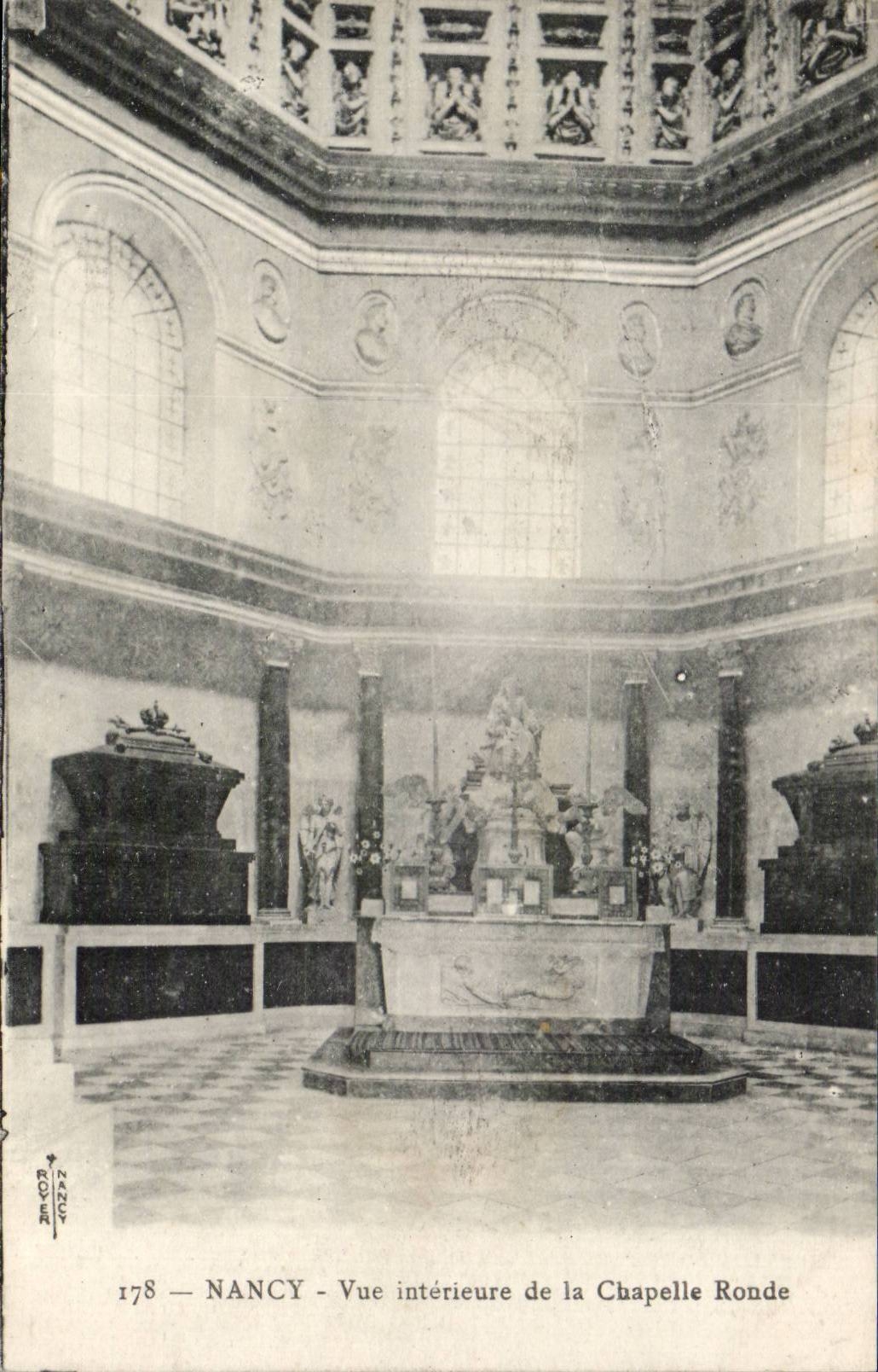 Nancy CPA Vue interieure de la chapelle ronde