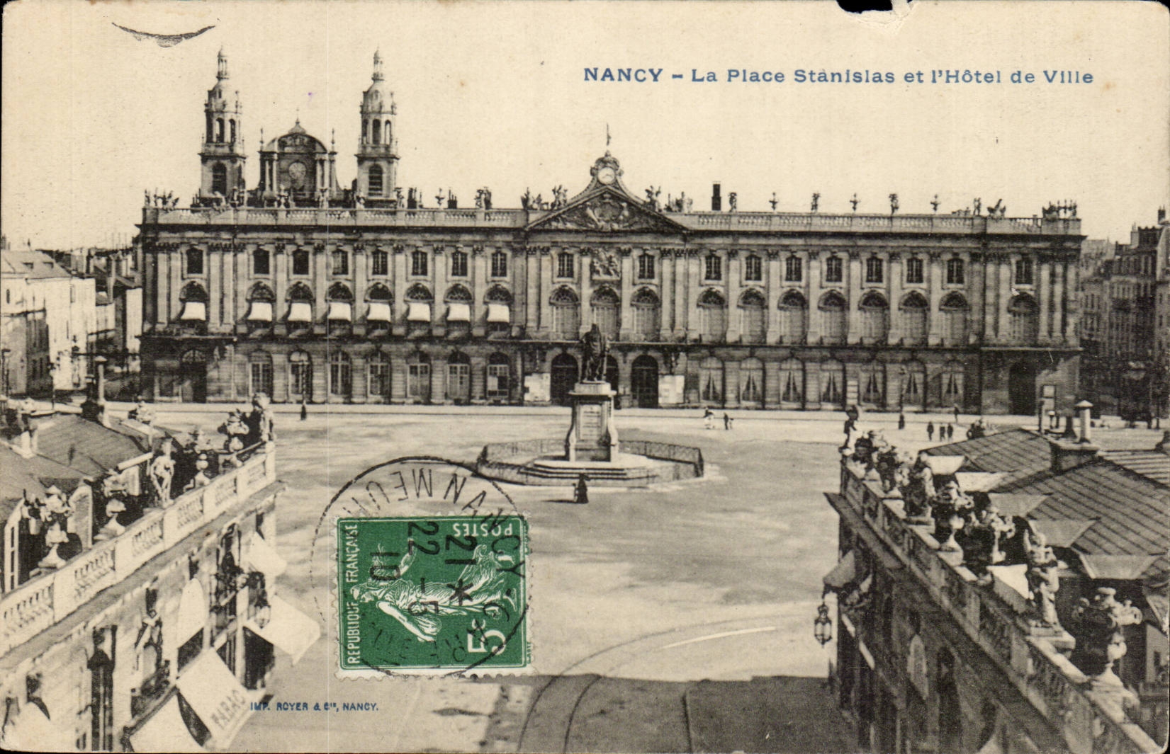 Nancy CPA La place Stanislas et l'hotel de ville
