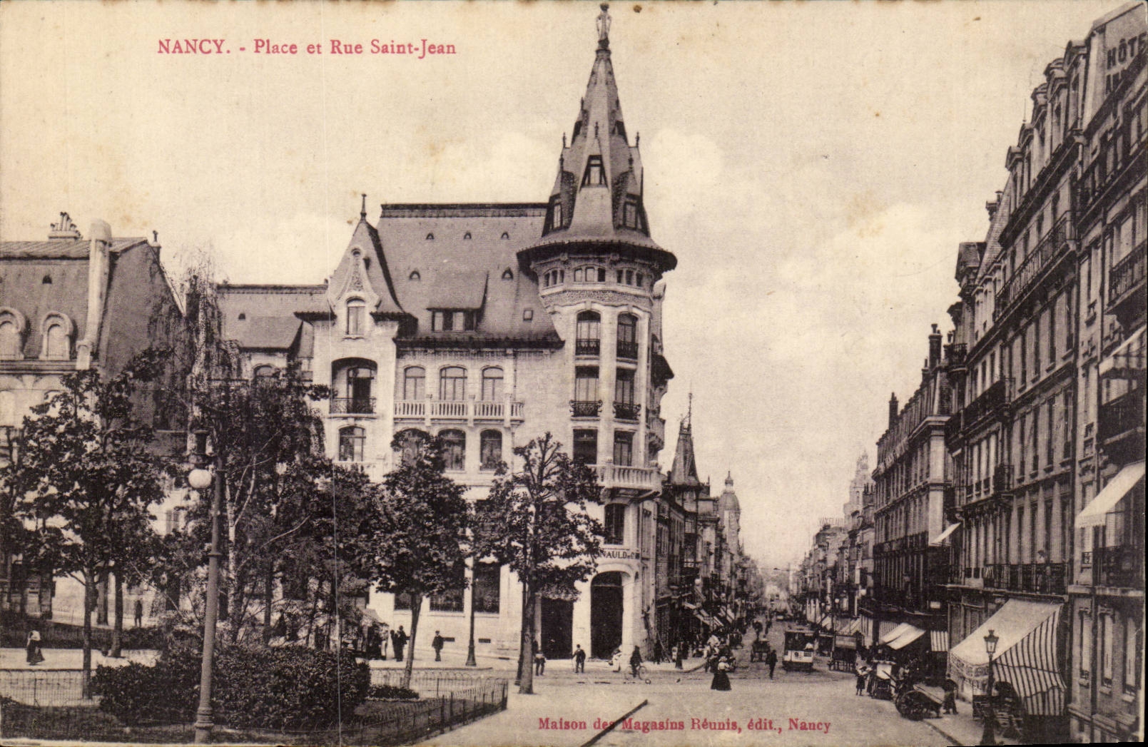 Nancy CPA Place et rue Saint Jean