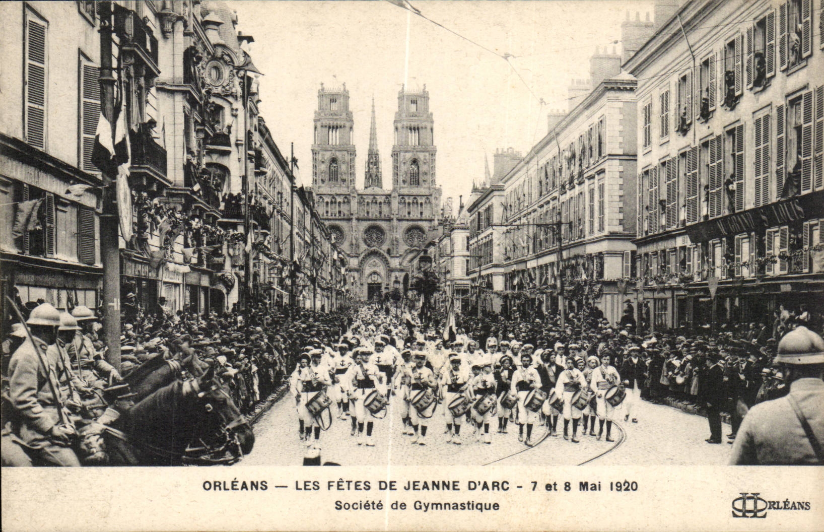 Orleans CPA Festivals of Jeanne of arc May 7th and 9th 1920 Company of Gymnastics (sport)