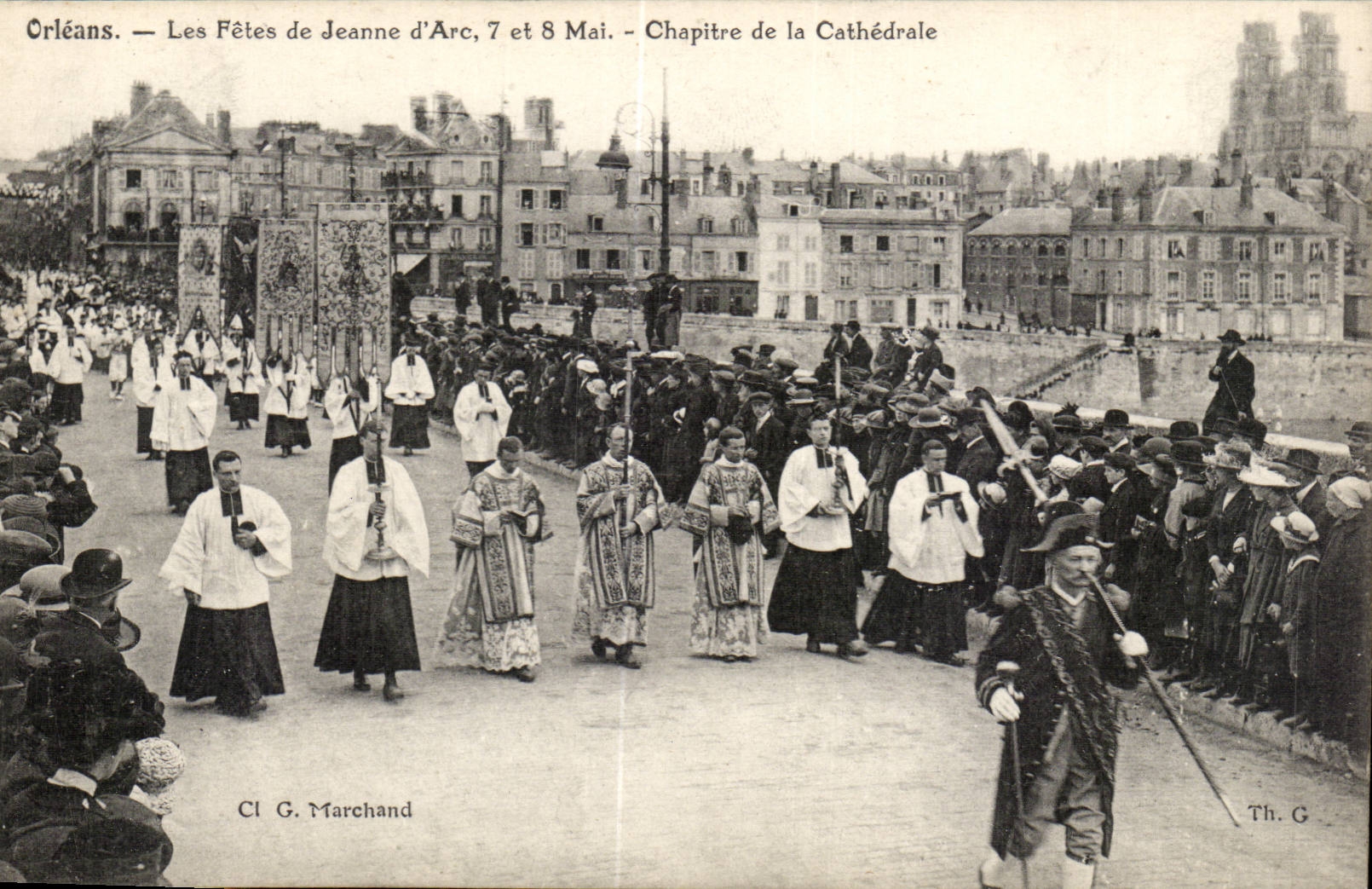 Orleans CPA Festivals of Jeanne of arc May 7th and 9th Chapter of the cathedral