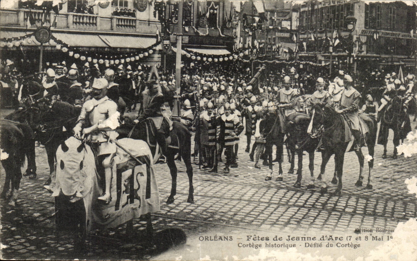 Orleans CPA Festivals of Jeanne of arc May 7th and 9th historical College Procession of the procession