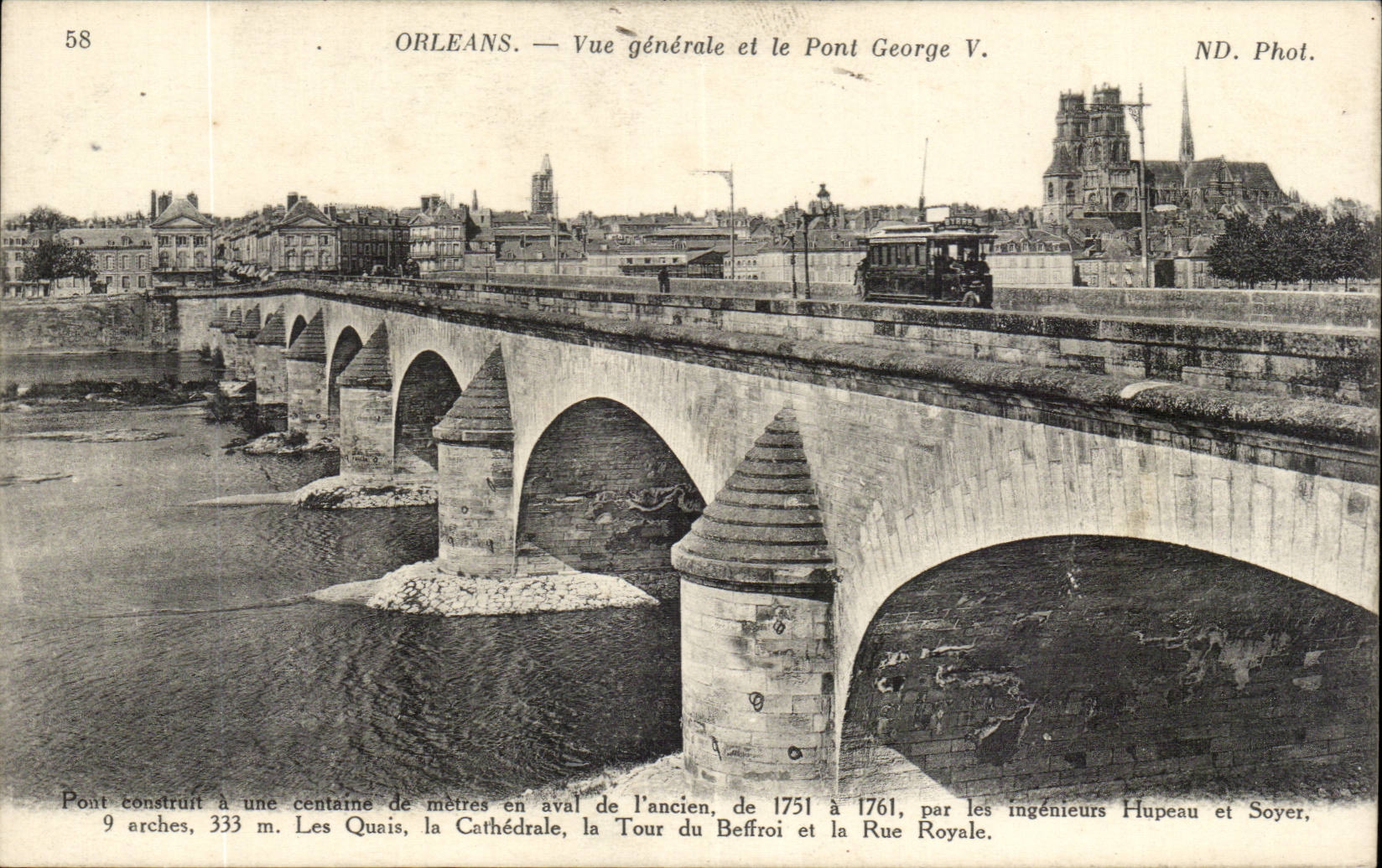 Orleans CPA View and the George V bridge