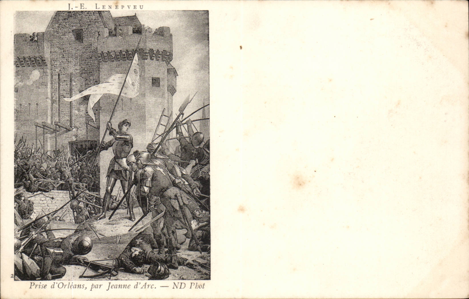 Orleans CPA Lenepveu taken of Orleans by Jeanne d' Arc