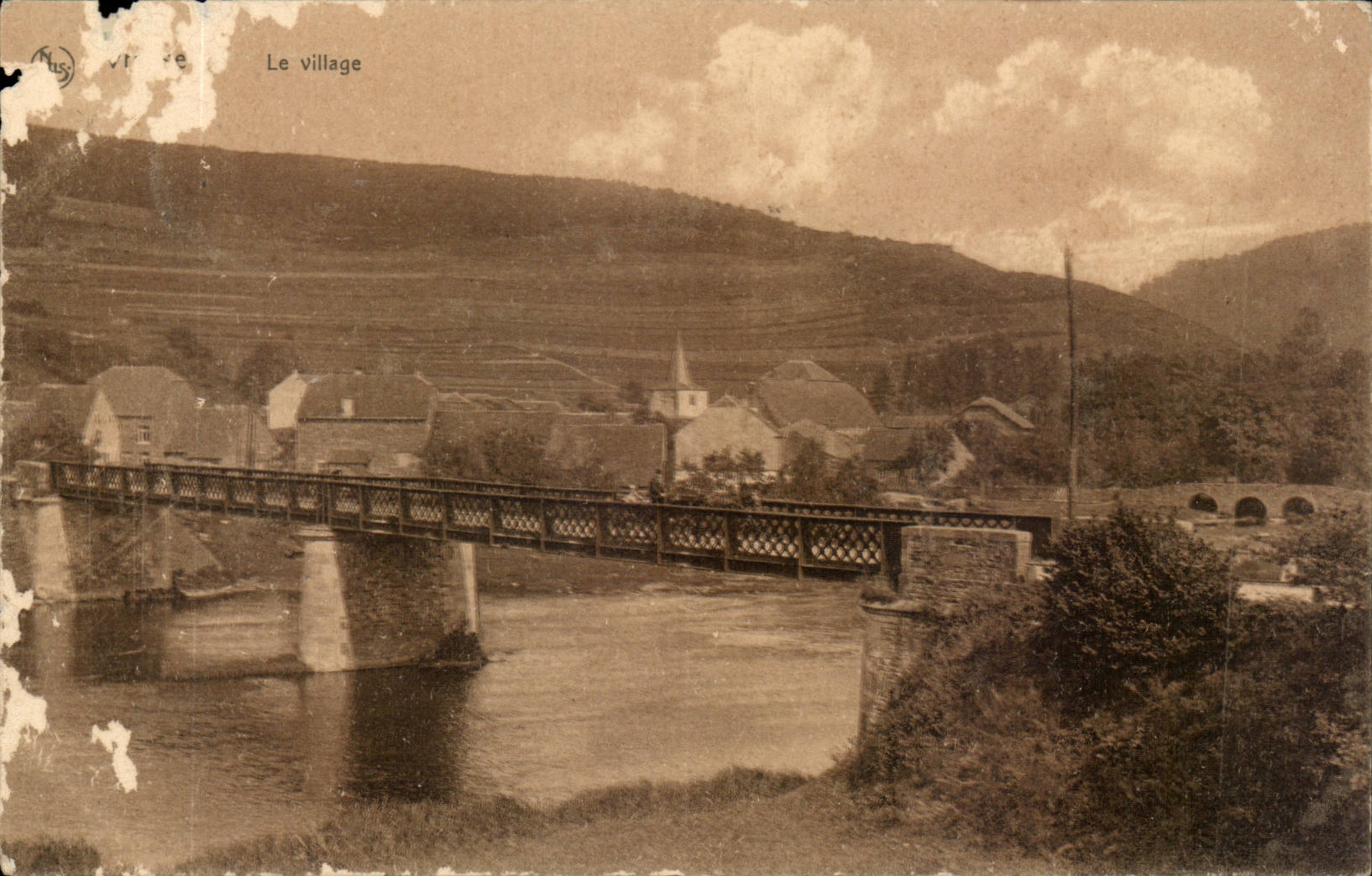 Belgium Vresse CPA the village