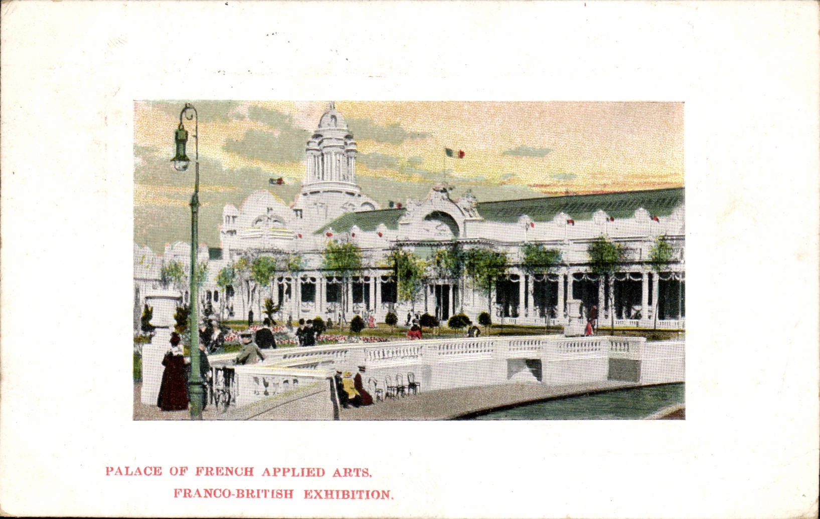 The United Kingdom De luxe hotel off French Applied arts Free British Exhibition CPA