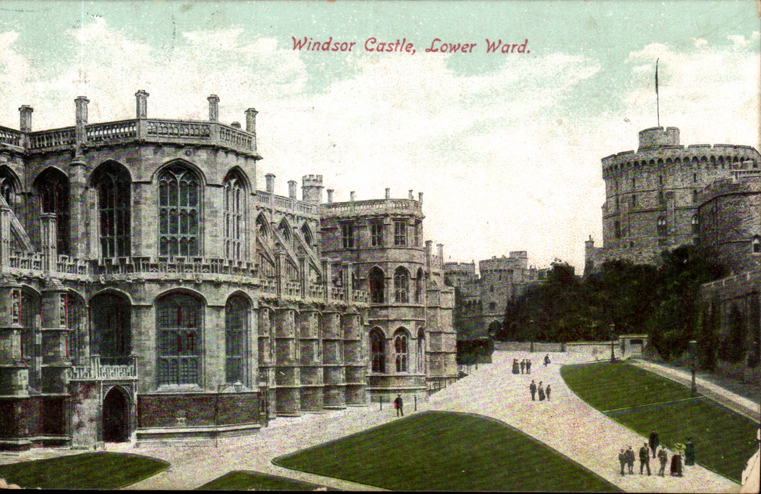 England - England - Windsor Castle - Lower Ward - CPA