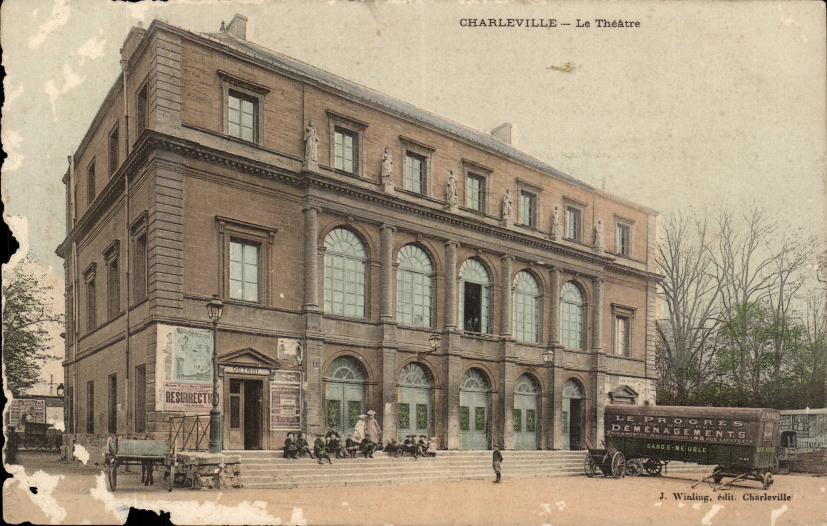 Charleville - Le Theatre - Le Proores - CPA