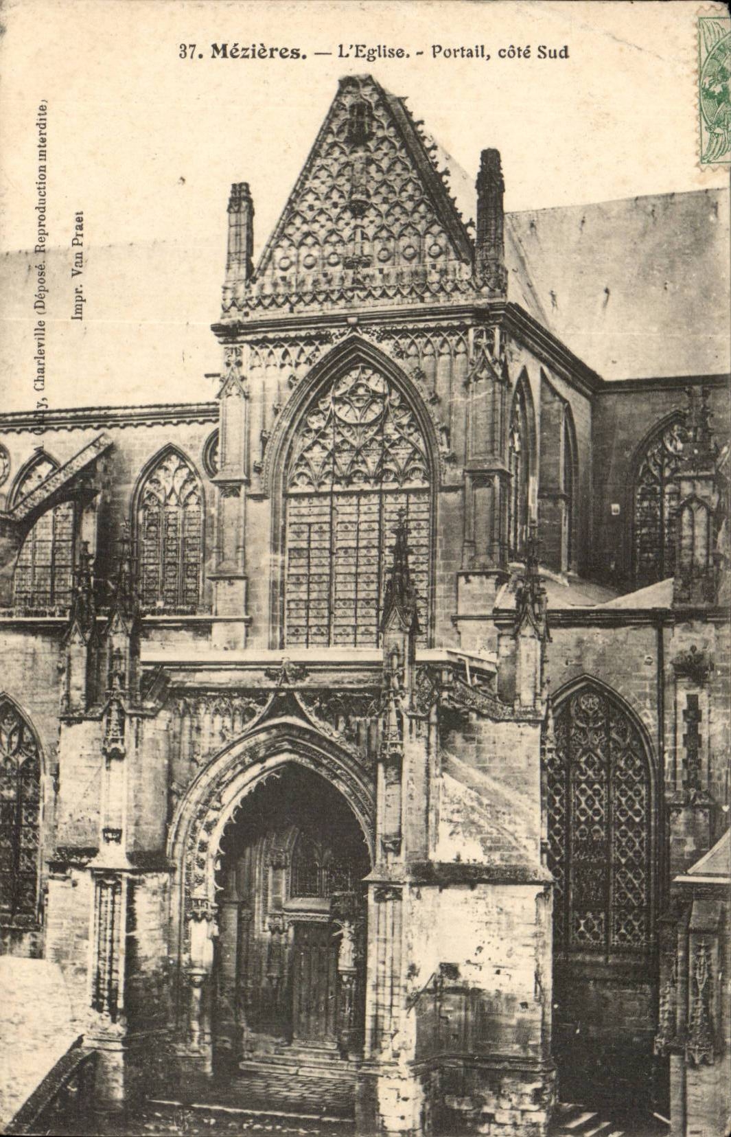 Wand - das sudliche Teil des Kirche-Gatters -- CPA