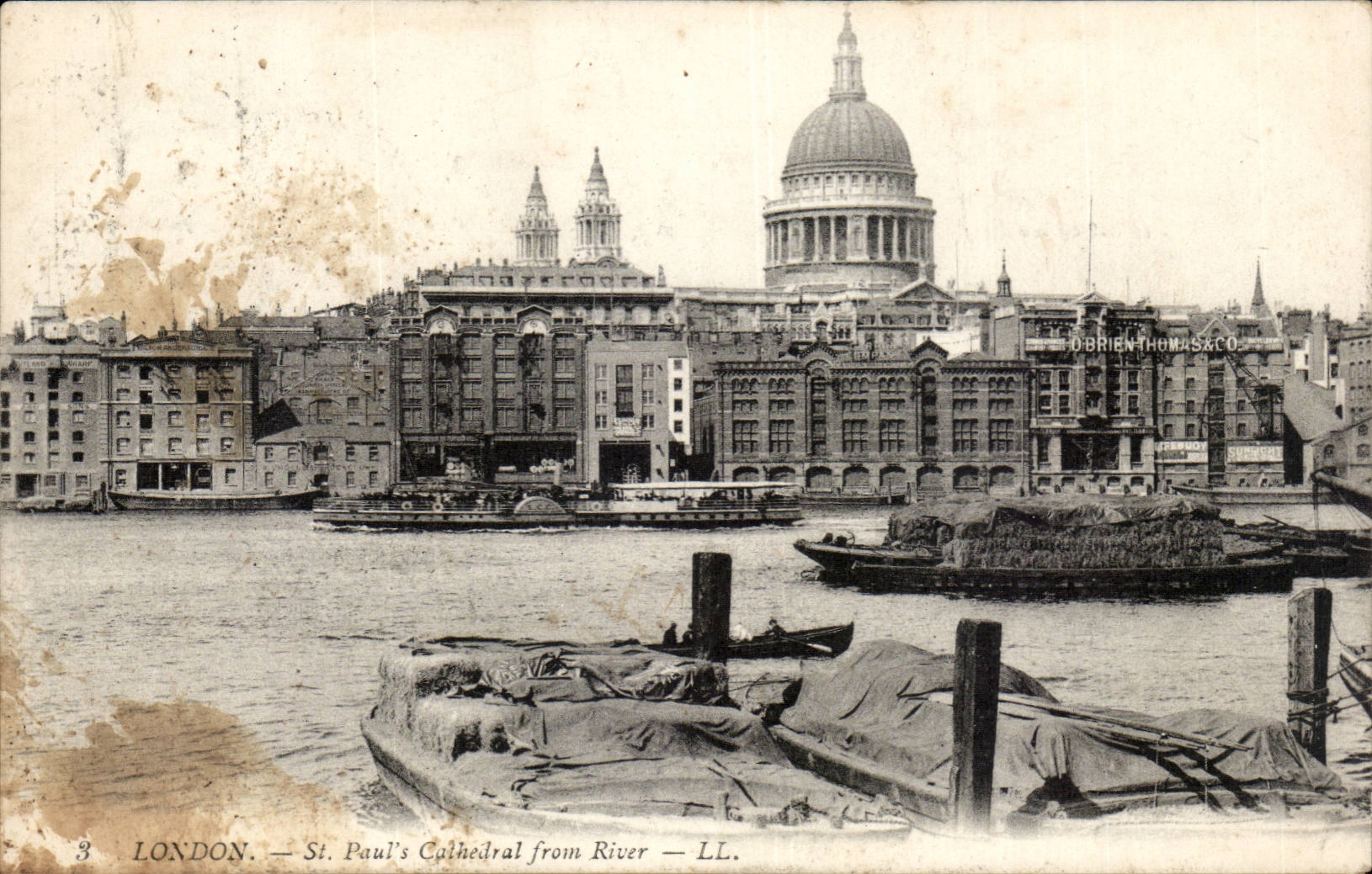 England - England - London - St Paul' S Cathedral from To rivet -- CPA