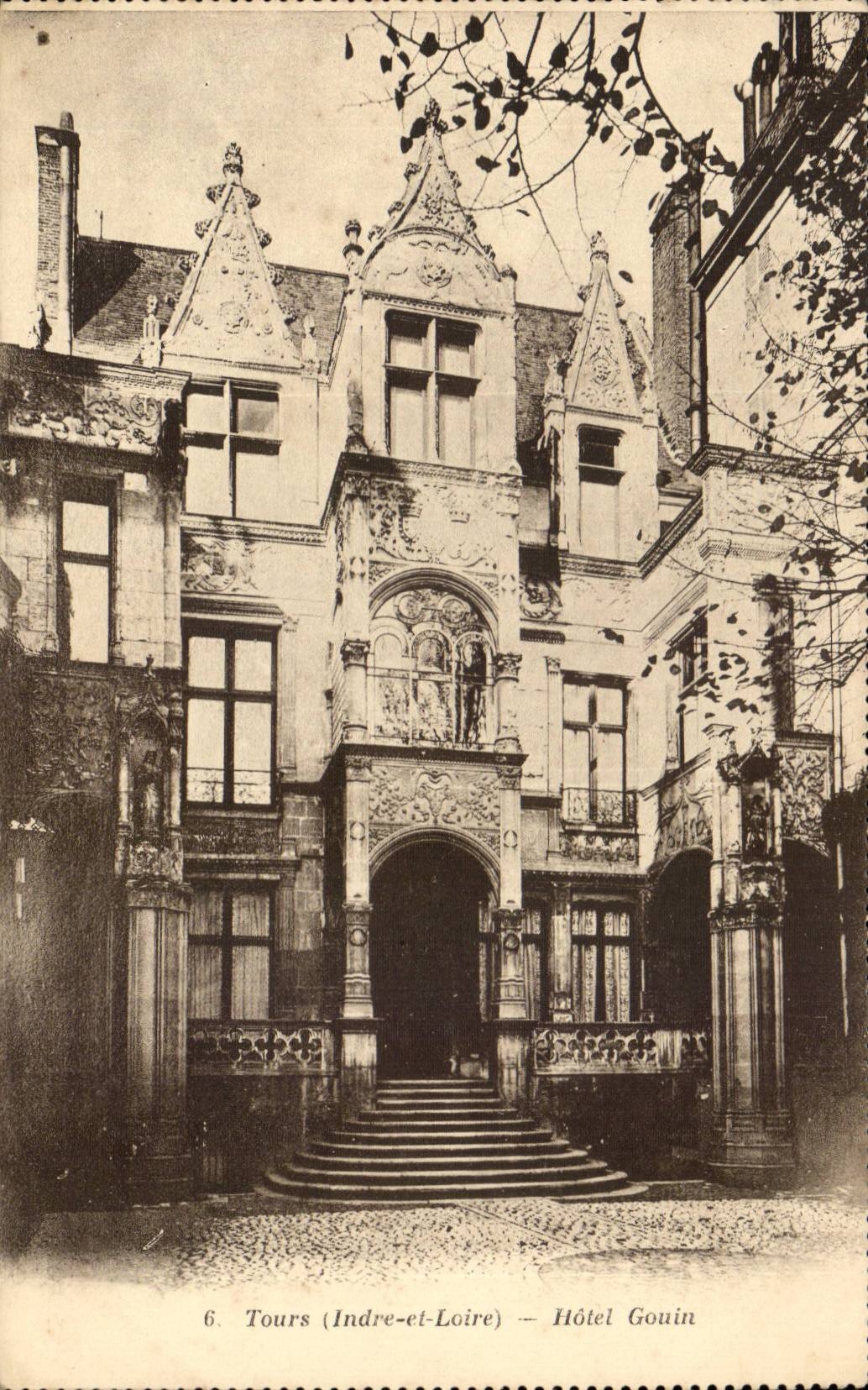 Tours - Indre et Loire - Hotel Gouin - CPA