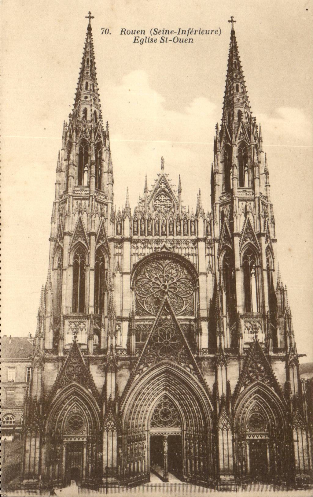 Rouen - Church St Ouen - CPA