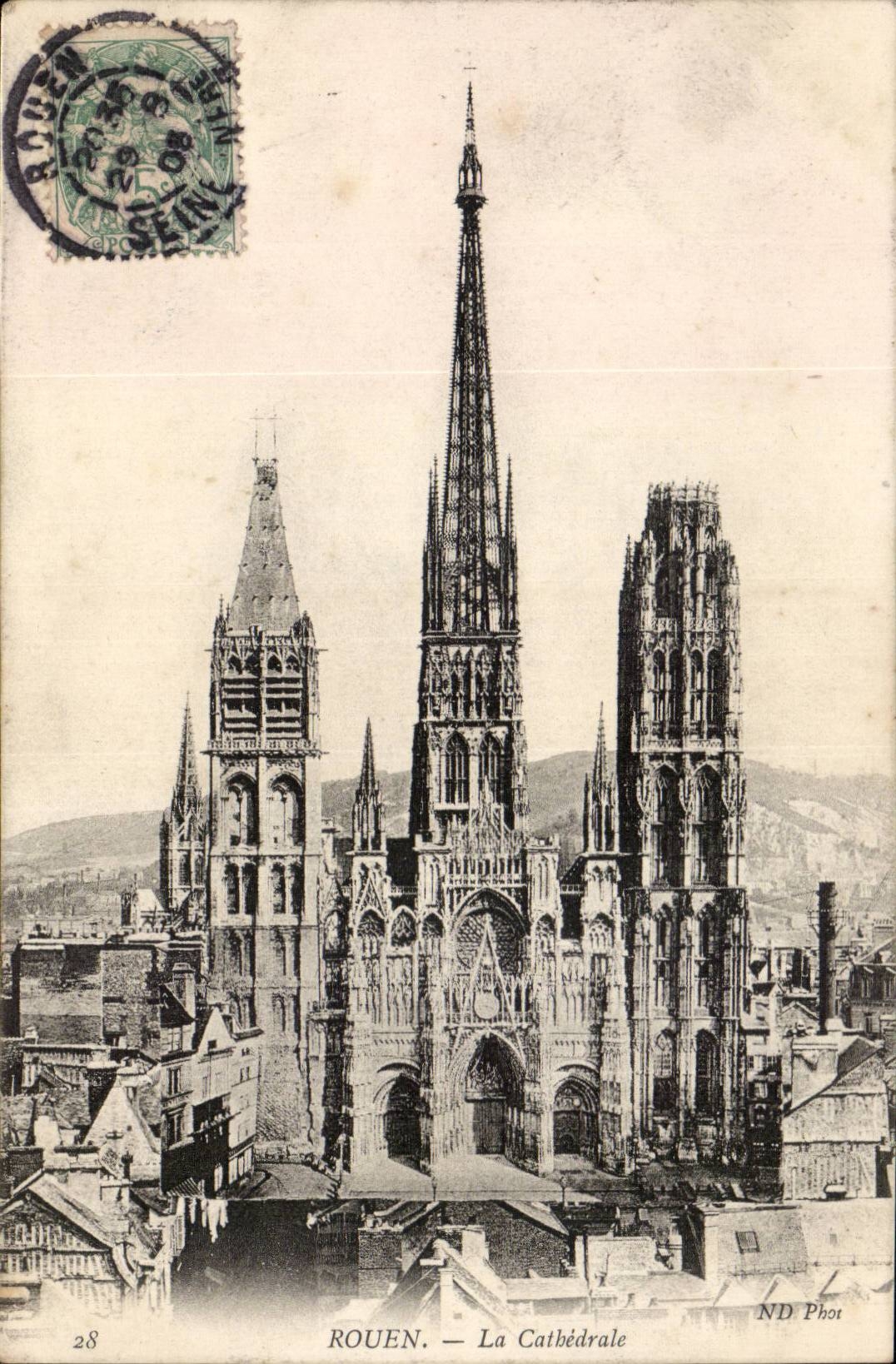 Rouen - the Cathedral - CPA