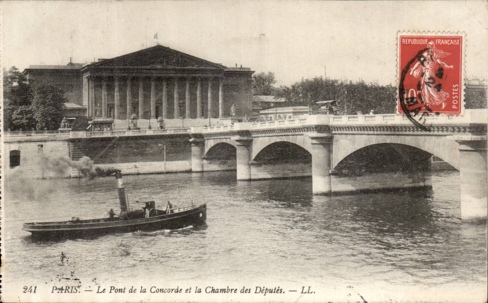 CPA Paris the bridge of the Harmony and the House of Commons