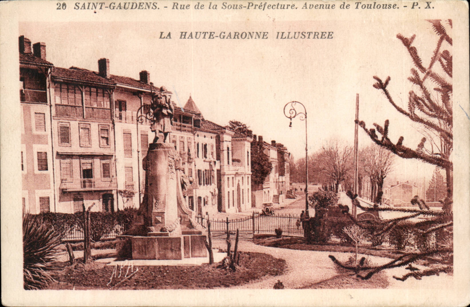 Saint Gaudens CPA Street of under prefecture Which occurred of Toulouse