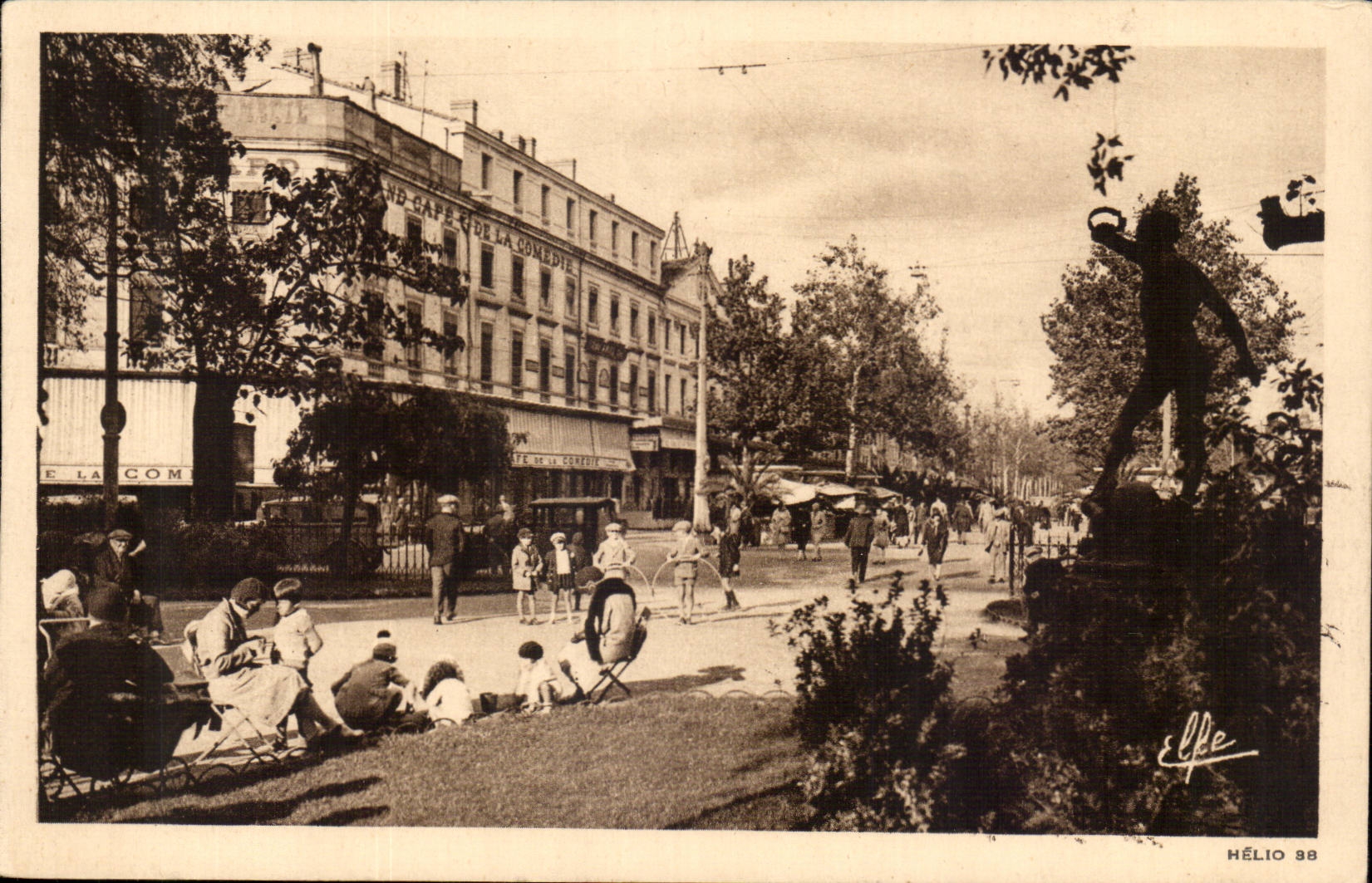 Toulouse CPA Square wilson et entree des allees Jean Jaures