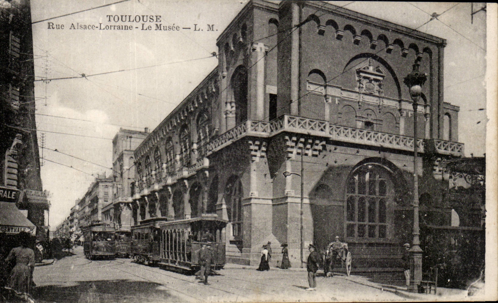 Toulouse CPA Facade du musee des Augustins Rue d'alsace Lorraine