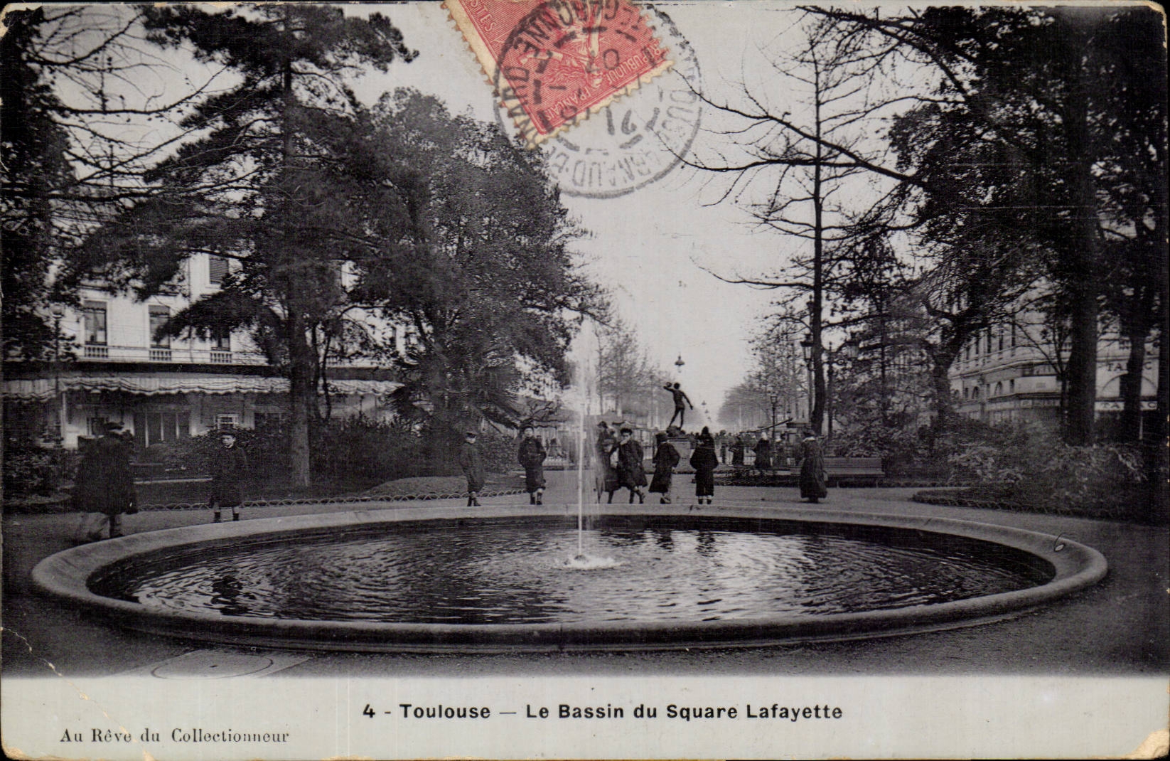 Toulouse CPA Le bassin du square Lafayette