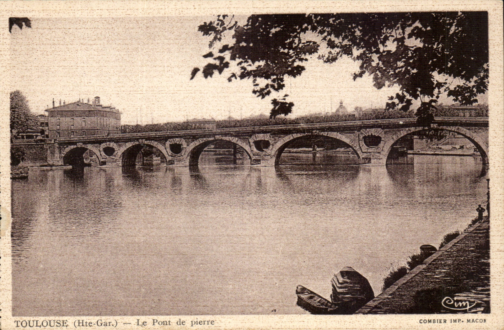 Toulouse CPA Le pont de pierre