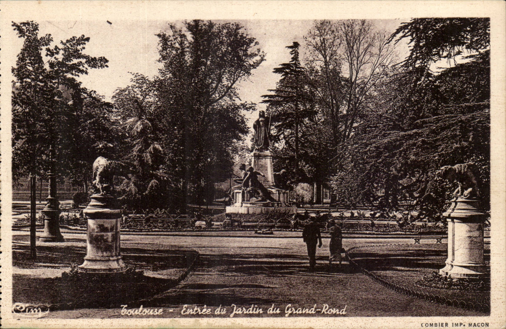 Toulouse CPA Entree du jardin du grand portail