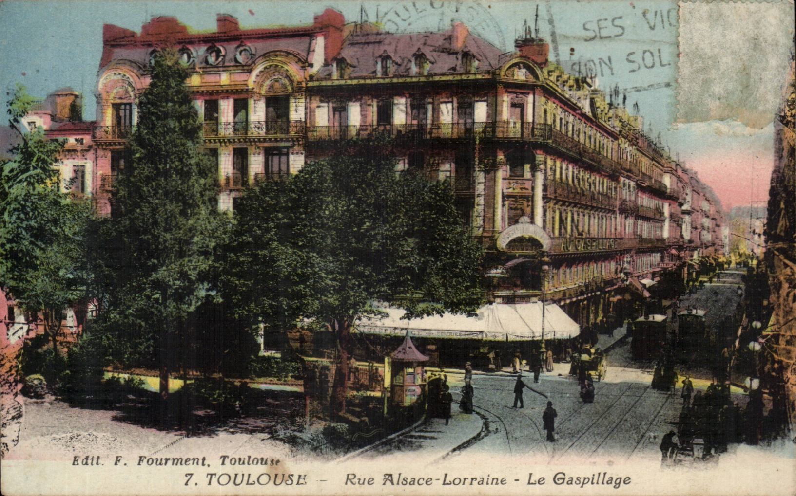 Toulouse CPA Rue Alsace Lorraine Le gaspillage
