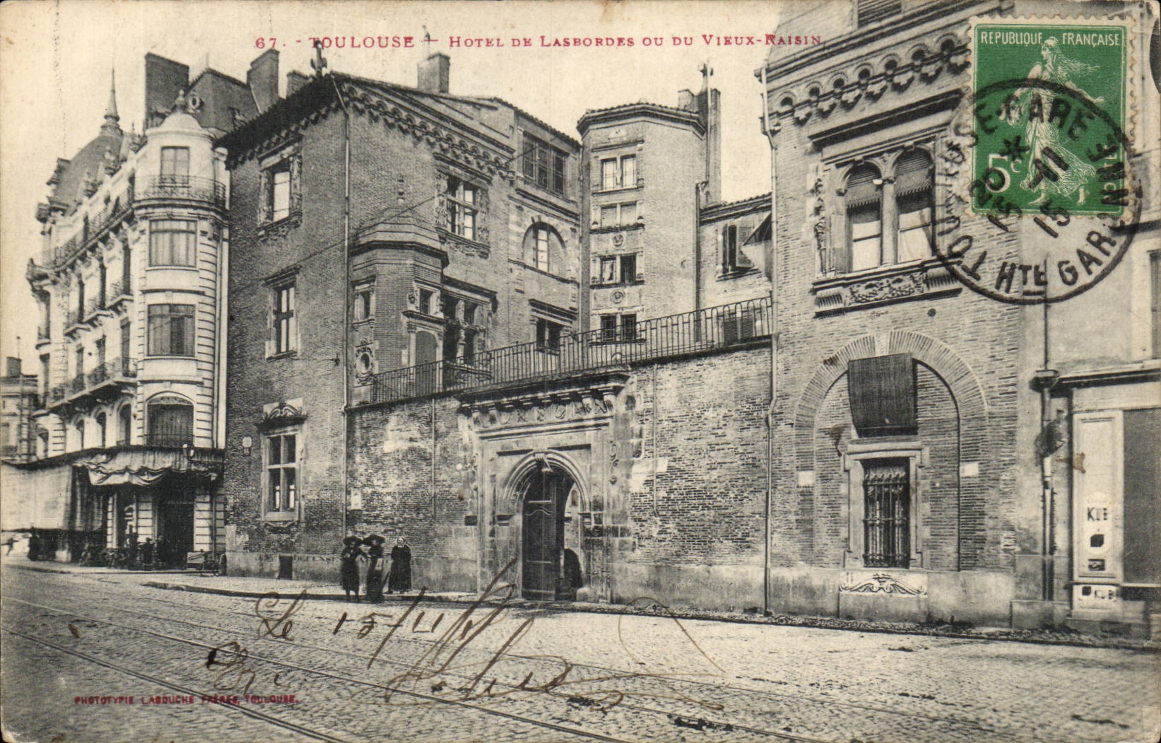 Toulouse CPA Hotel de Lasbordes du vieux Raisin