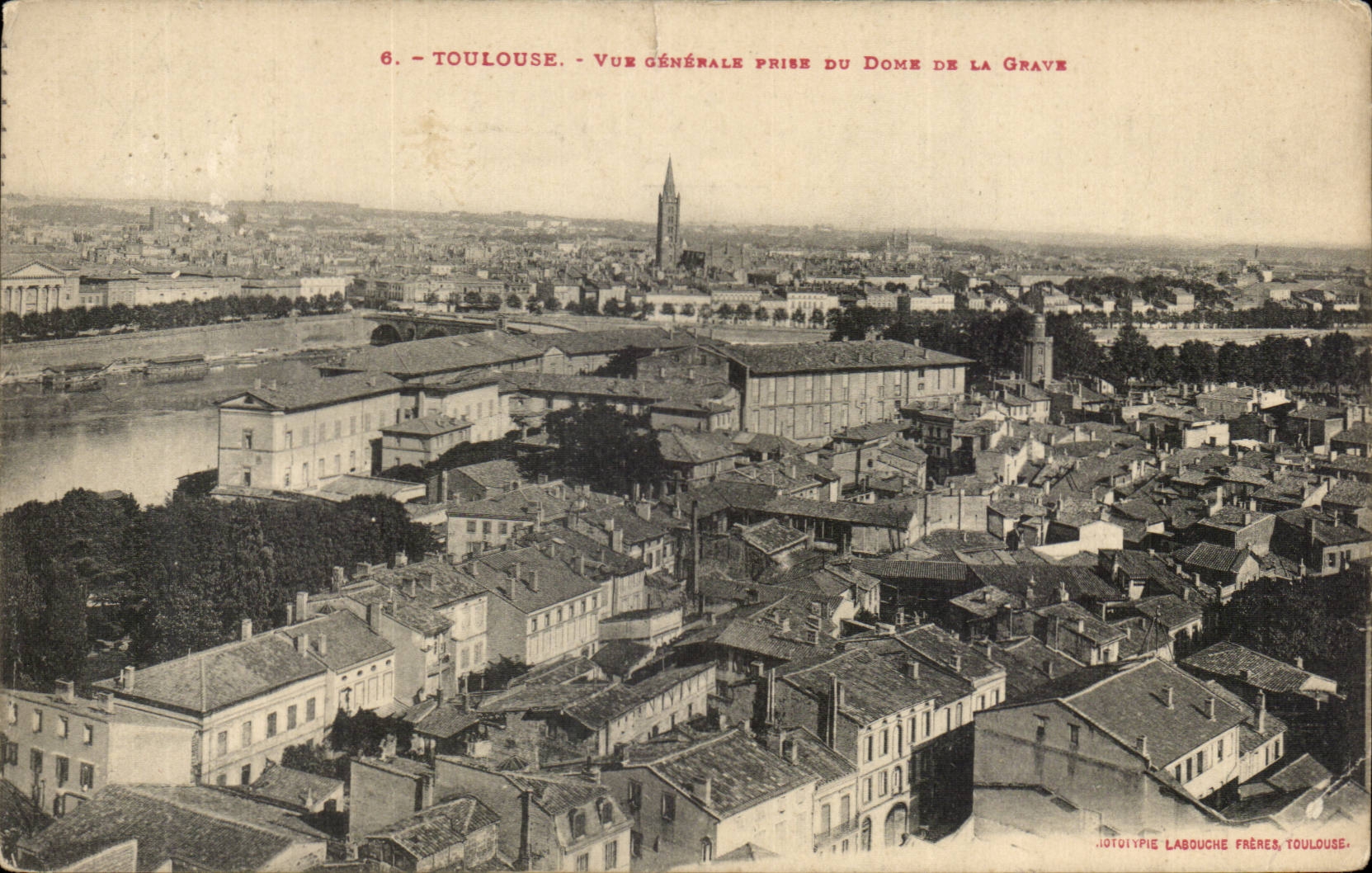 Toulouse CPA Vue generale prise du Dome de la Grave