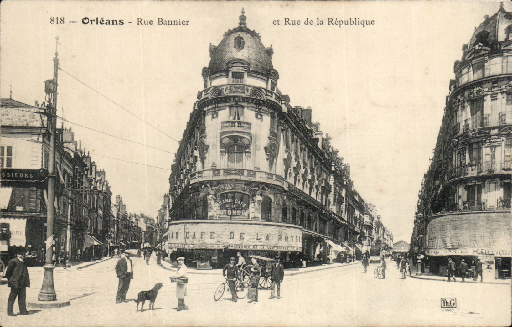 Orleans CPA Street Bannier and street of the Republic