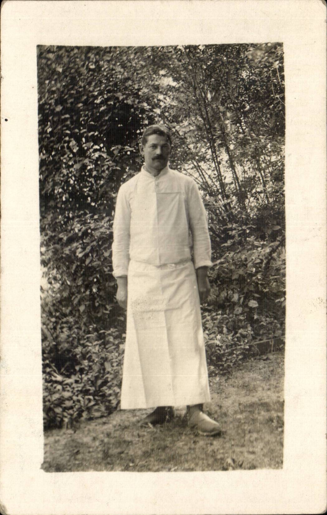 Real photo Man in costume (militaria)