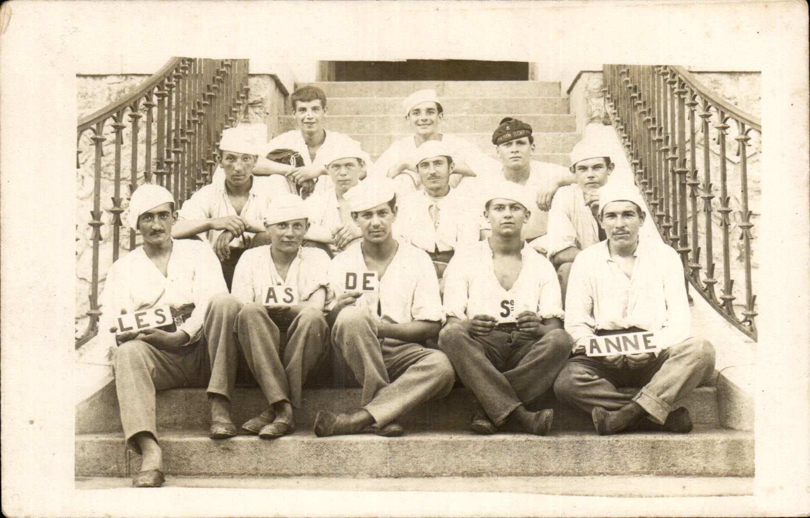 Real photo aces of co Anne (militaria marine)