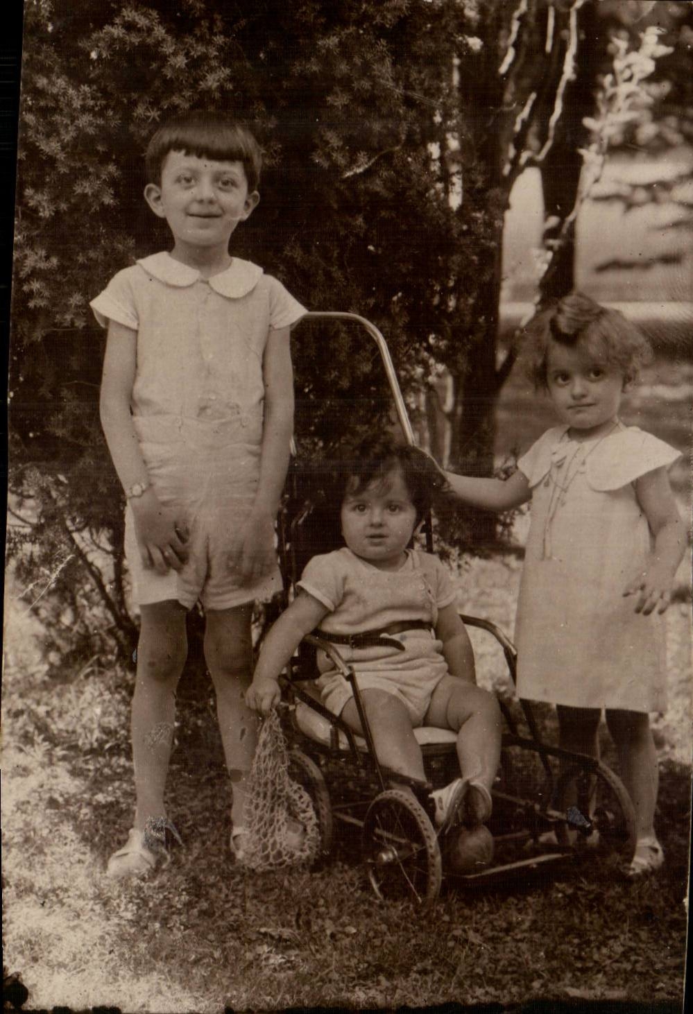 Reale Foto Kinder und poussette