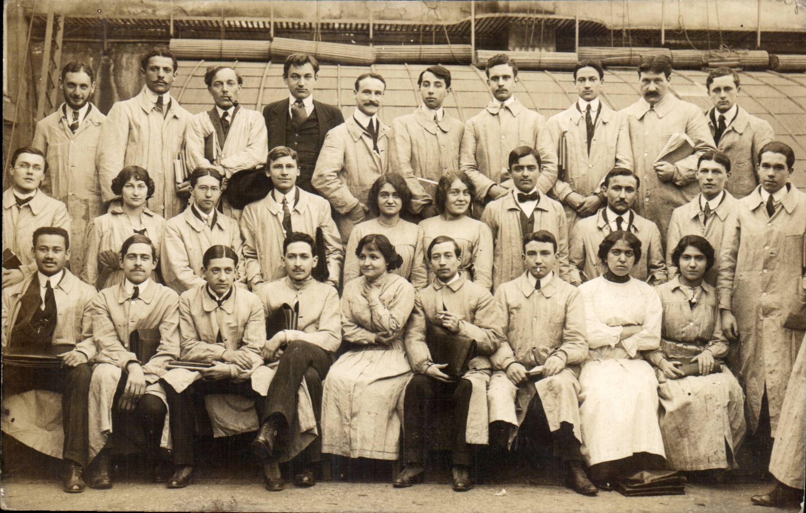 Real photo Photo Paris of class Students