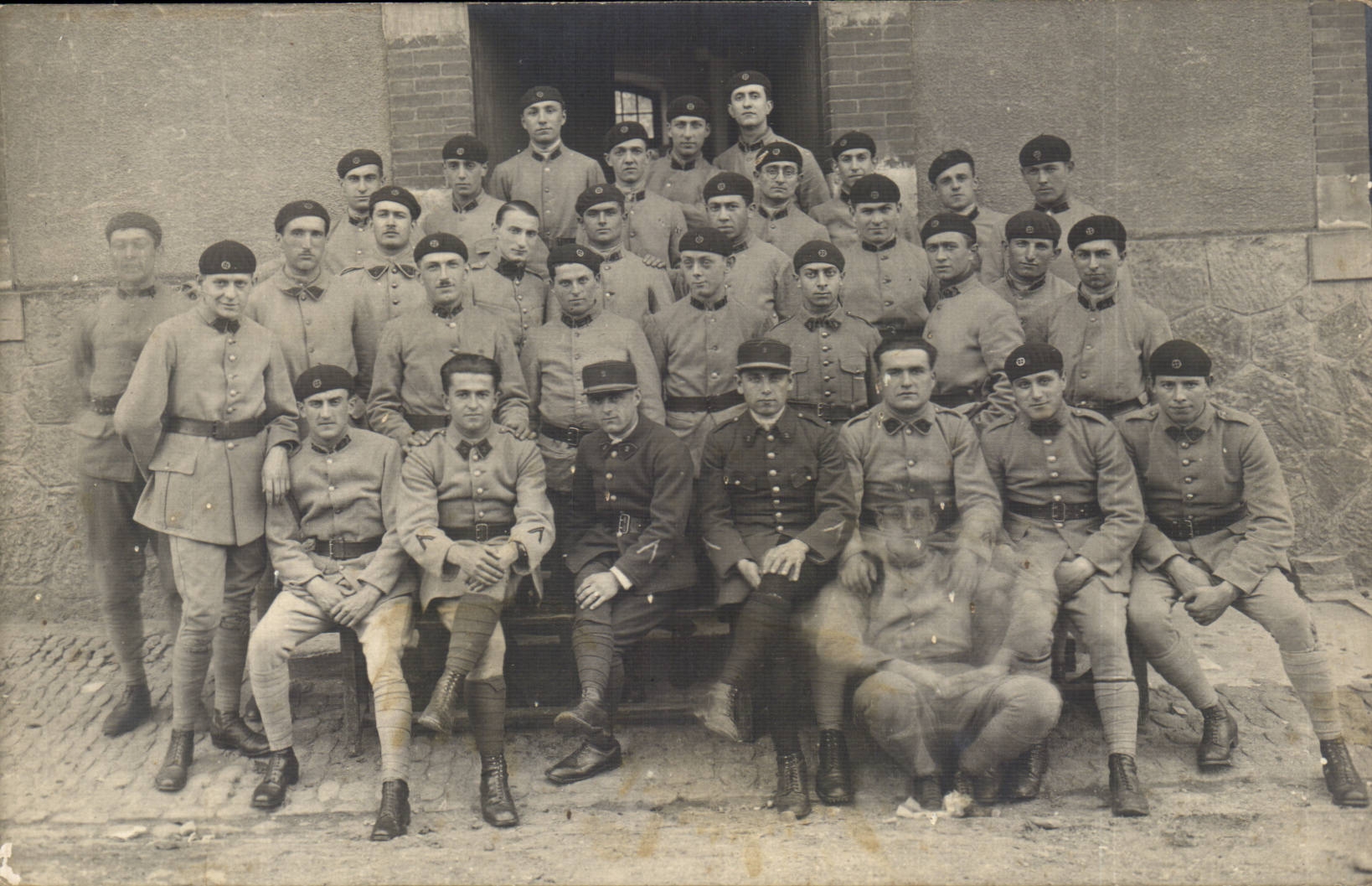 Real photo Militaria Regiment