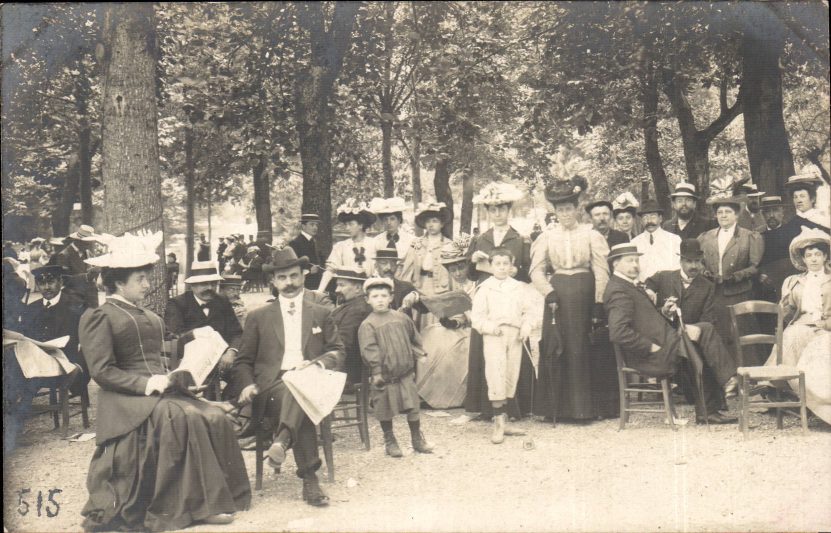 Real photo Portrait of family (folklore costumes)