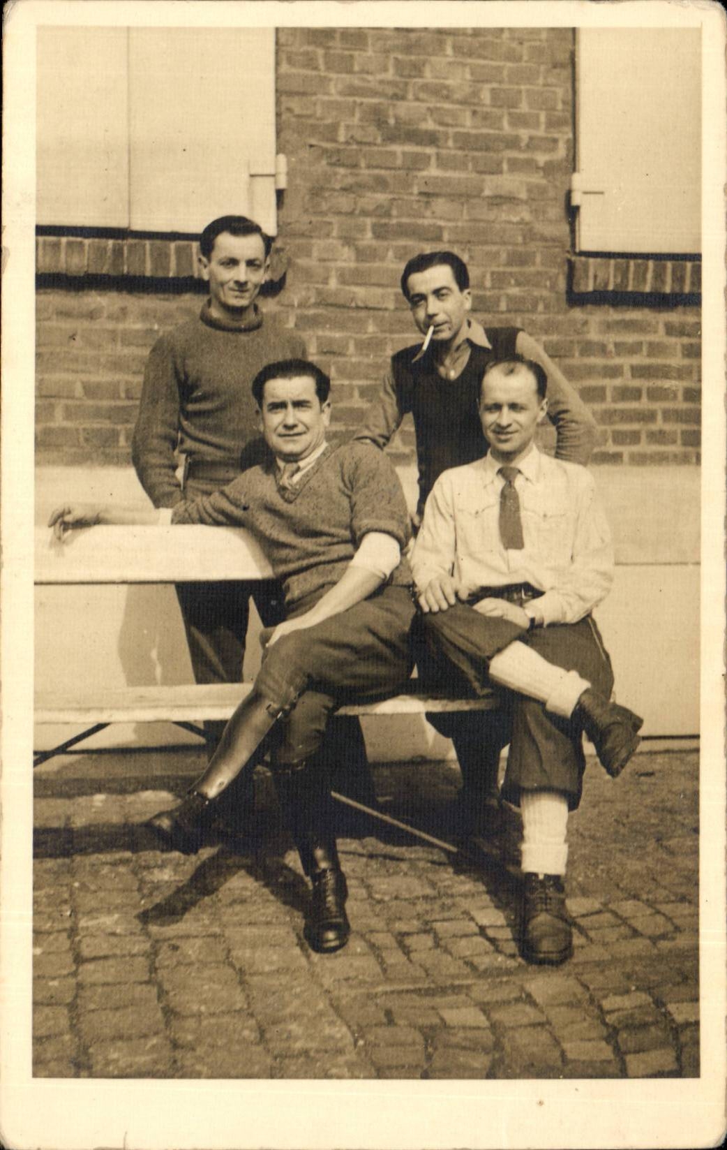 Real photo Men (folklore costume)