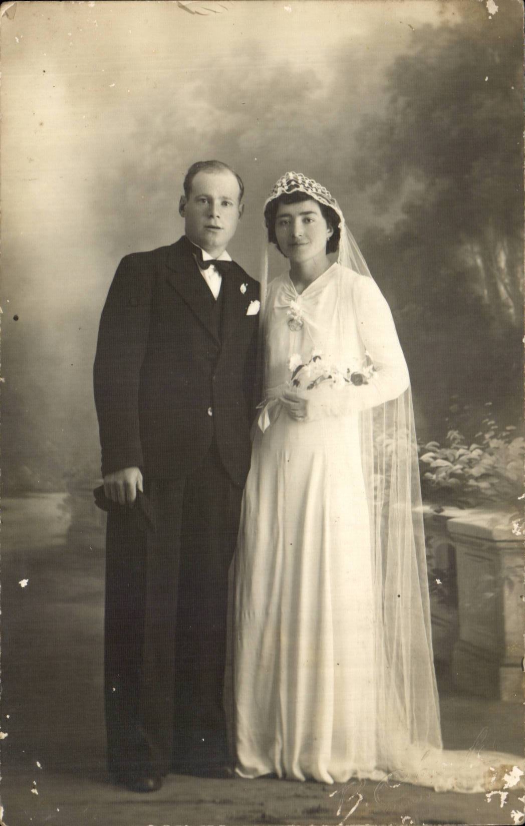 CARTE PHOTO Mariage Couple