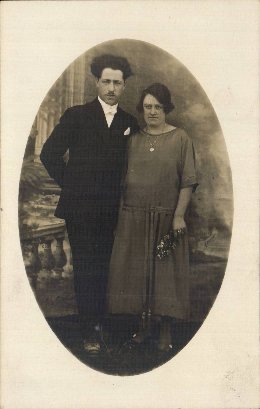 CARTE PHOTO Couple