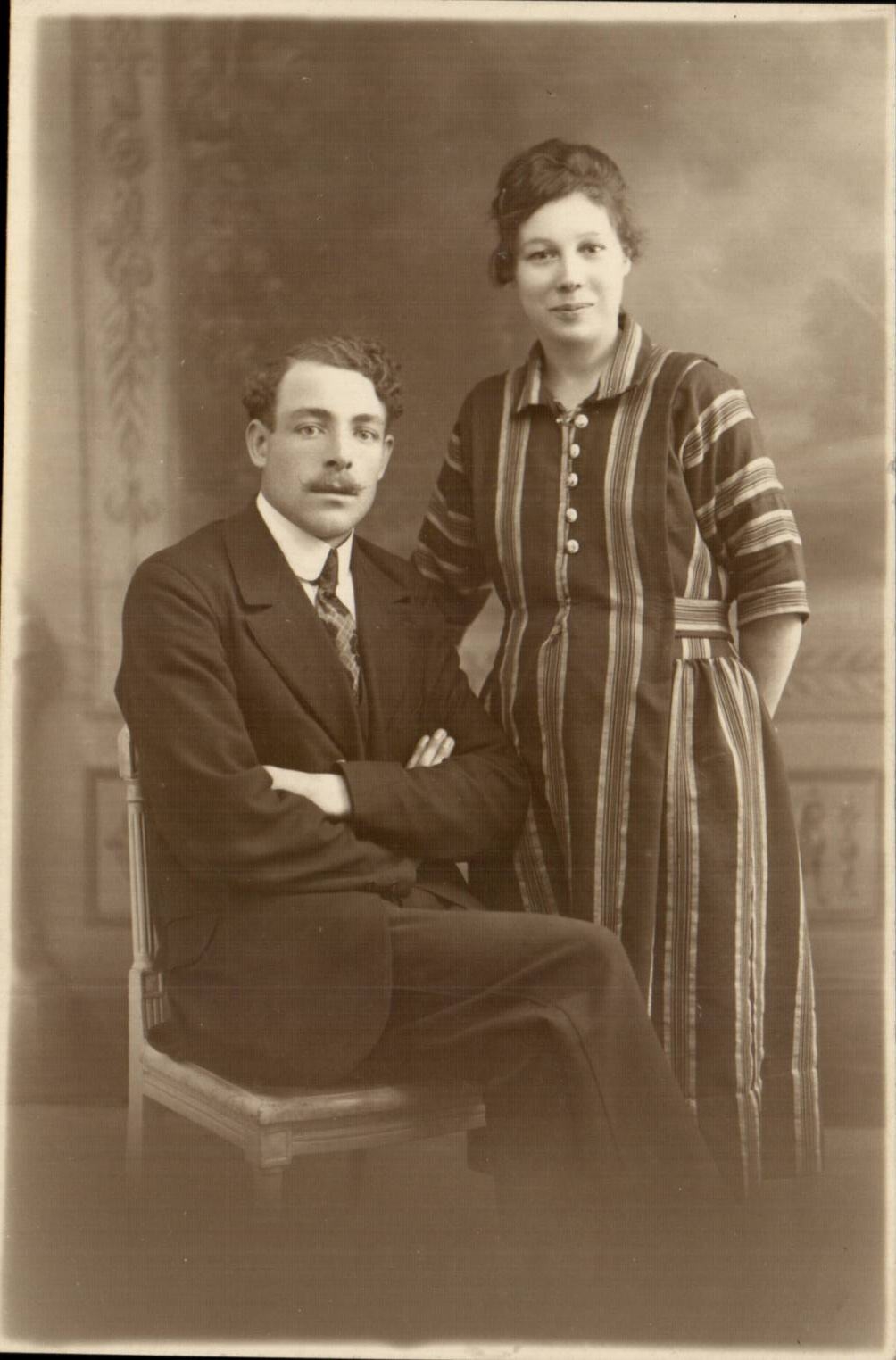 CARTE PHOTO Couple
