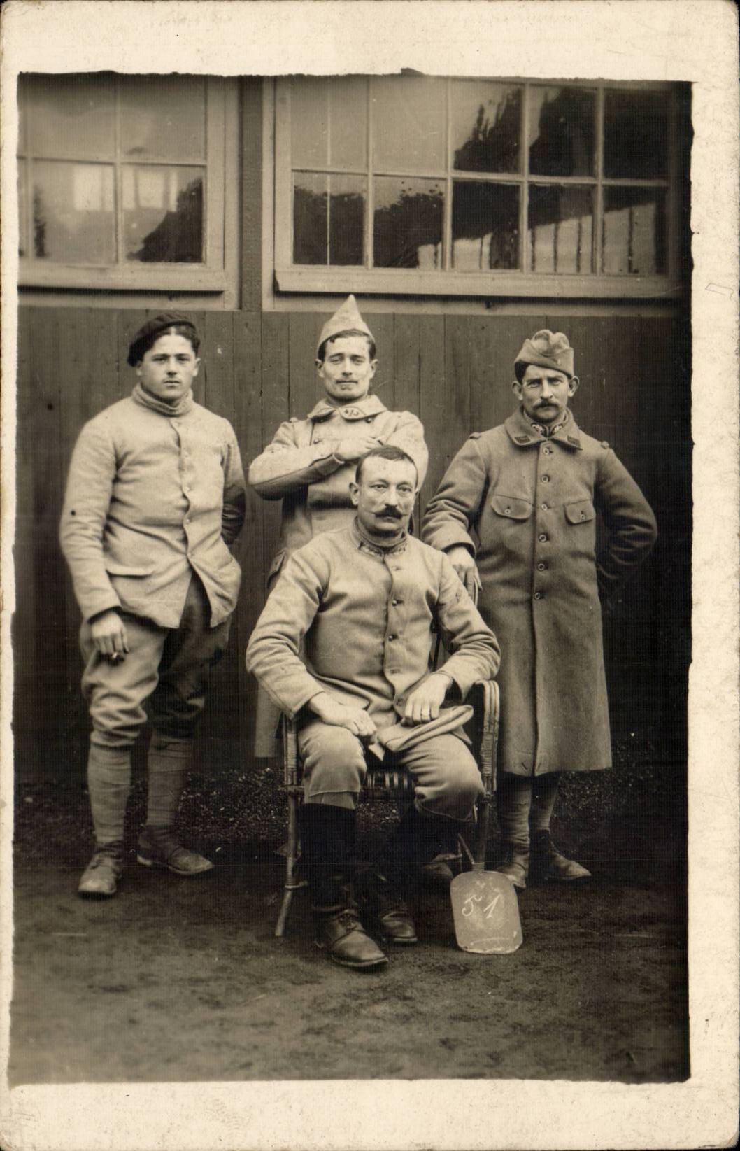 Real photo Militaria Soldiers