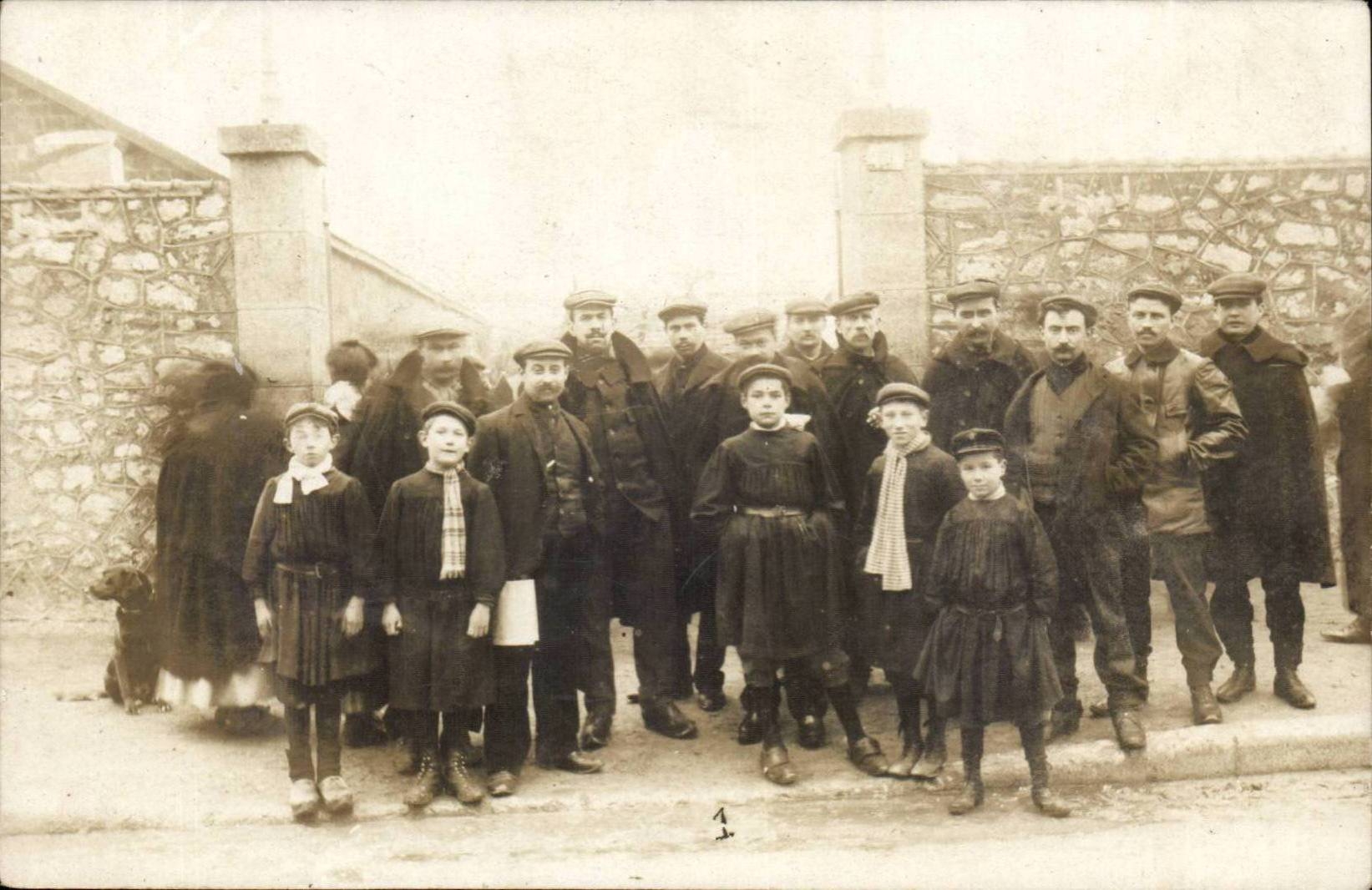 Wirkliche Foto Kind-Schuler Anatole Clerc