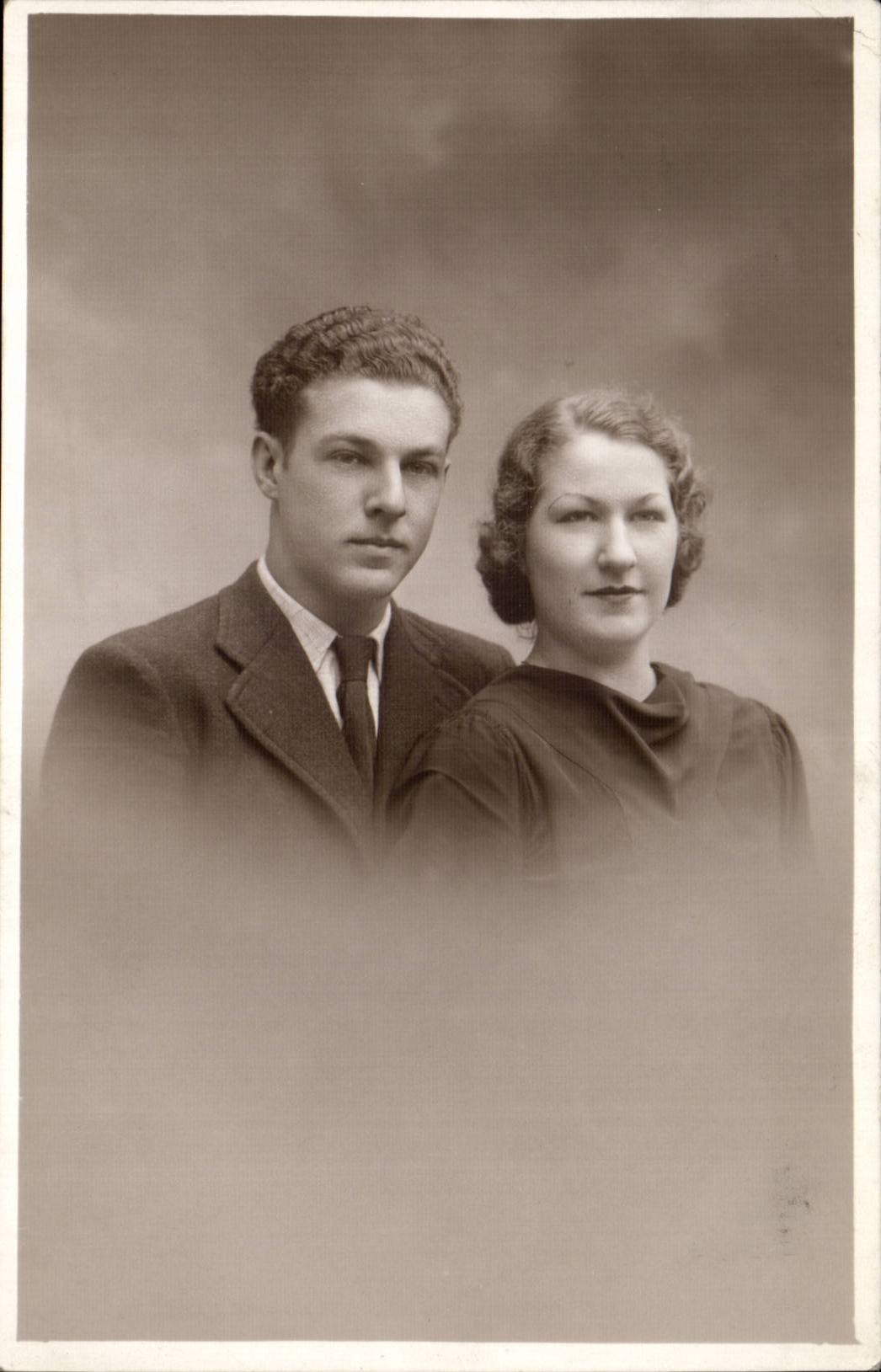 CARTE PHOTO Couple