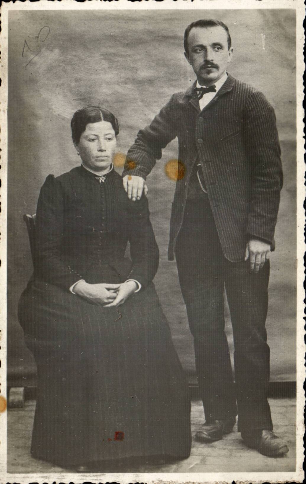 CARTE PHOTO Couple