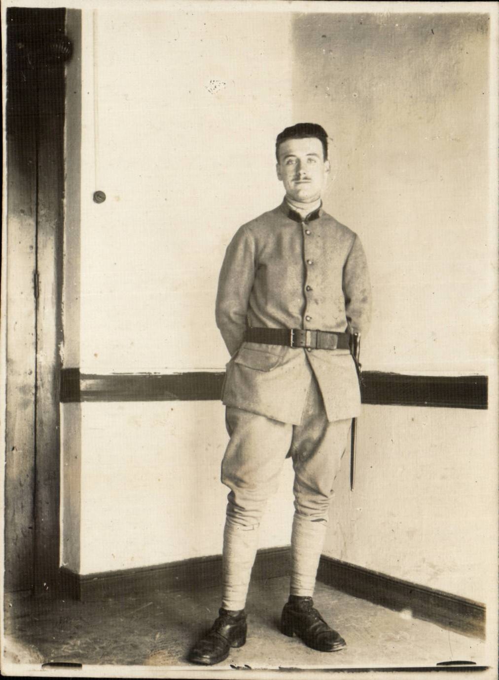 Real photo Military Soldier militaria