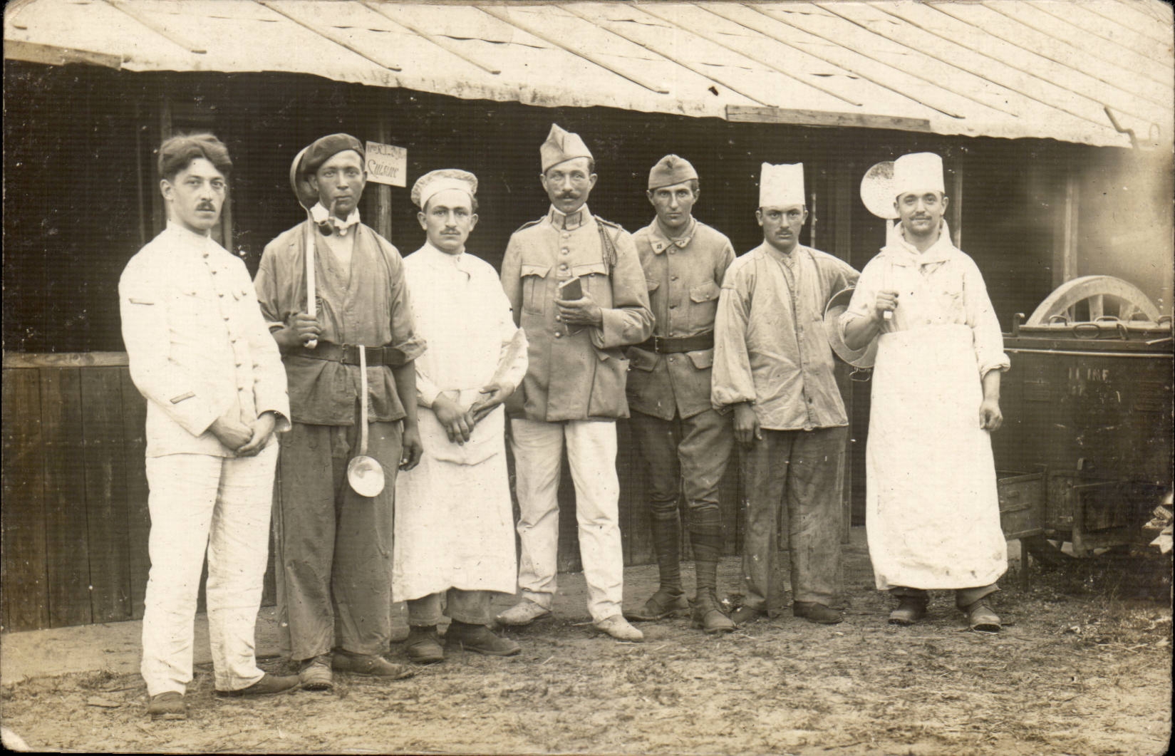 Real photo Militaria Cooks