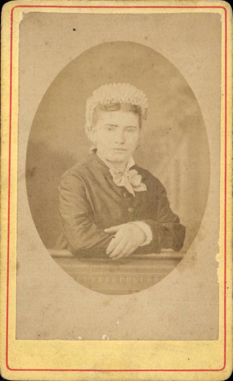 Real photo Woman (folklore costume)