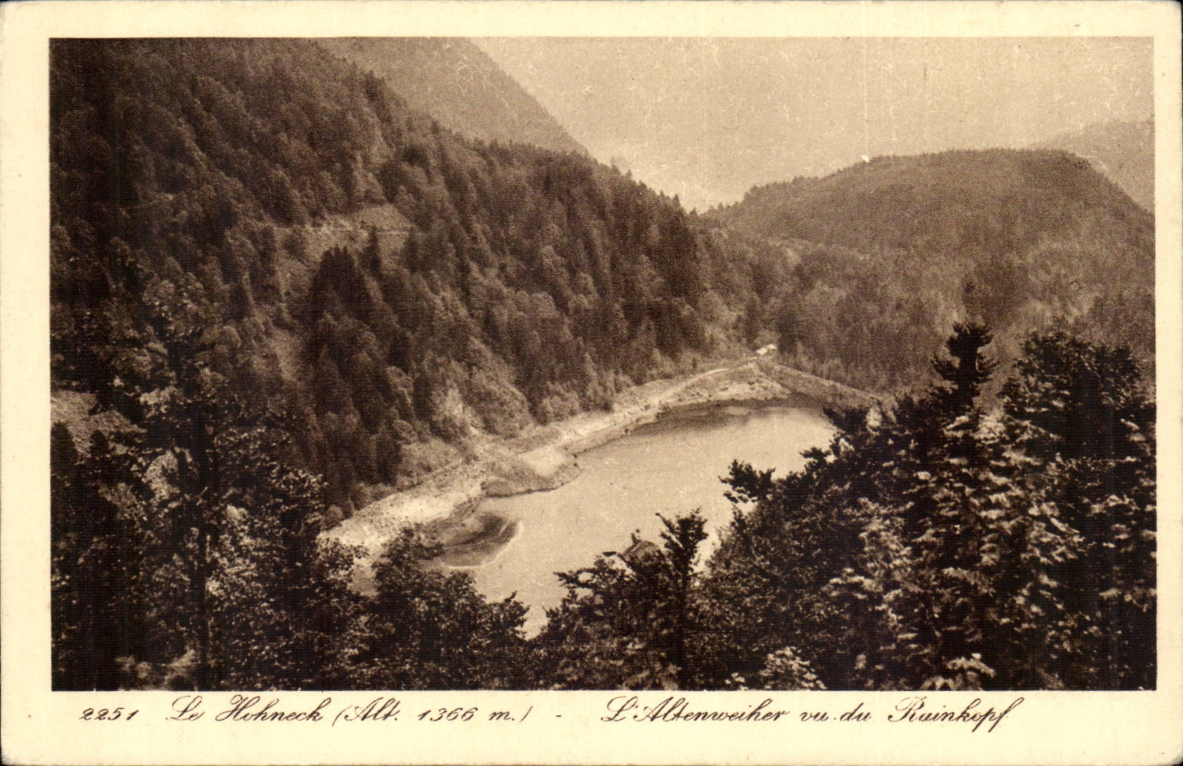 Hohneck - alt 1966 seen of Ruinmopf - CPA