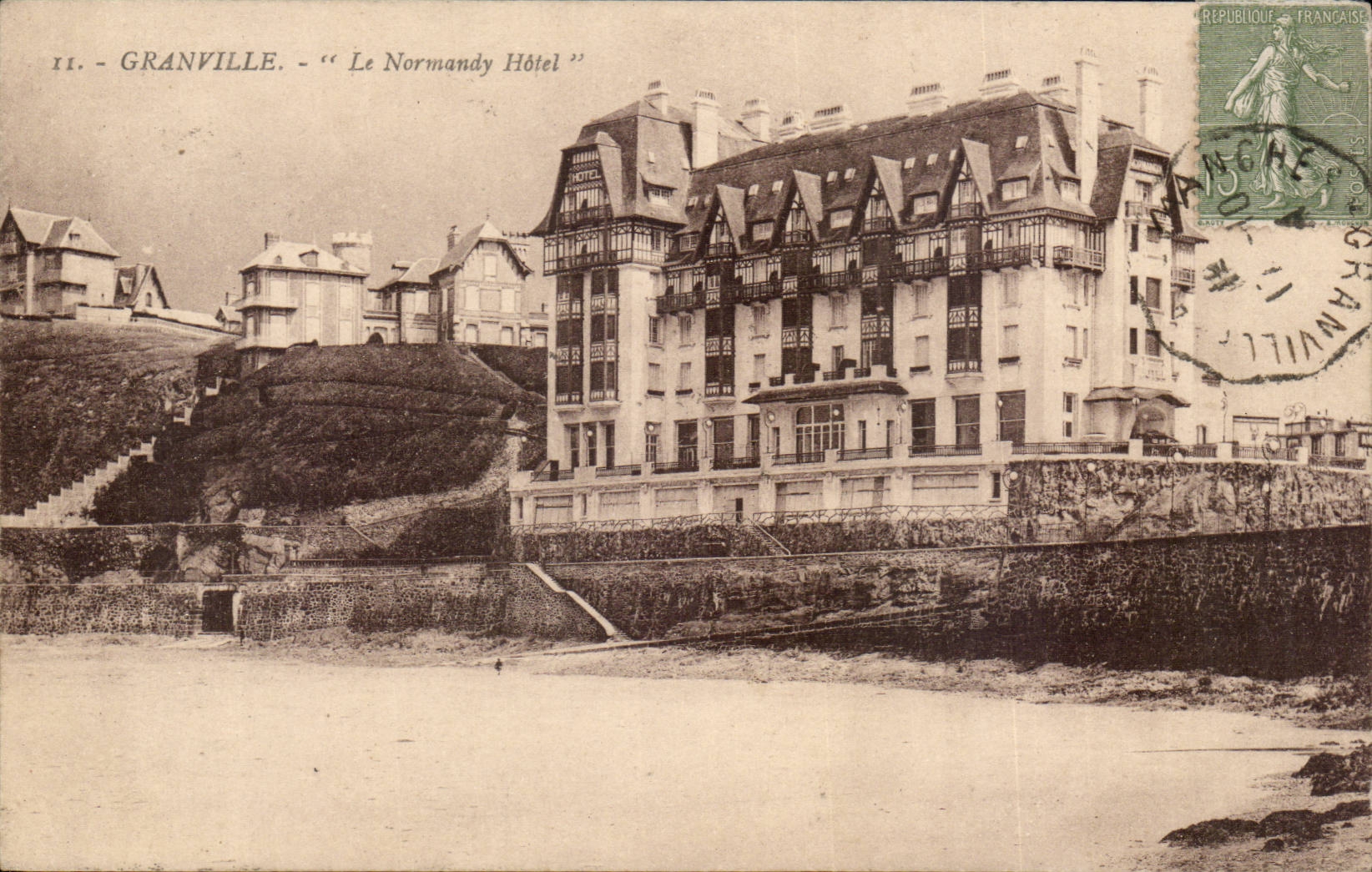 Granville - Le Normandy Hotel - CPA 
