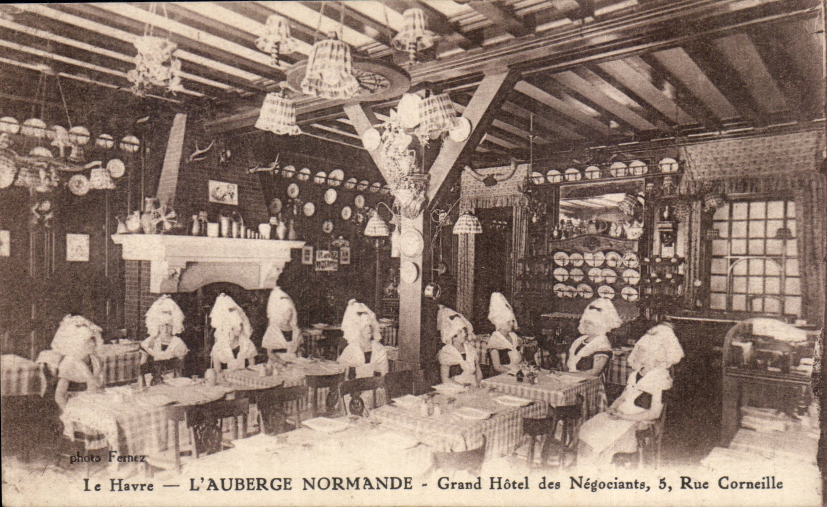 Le Havre - the Inn Norman - Hotel of the 5 Rue Corneille Traders - CPA