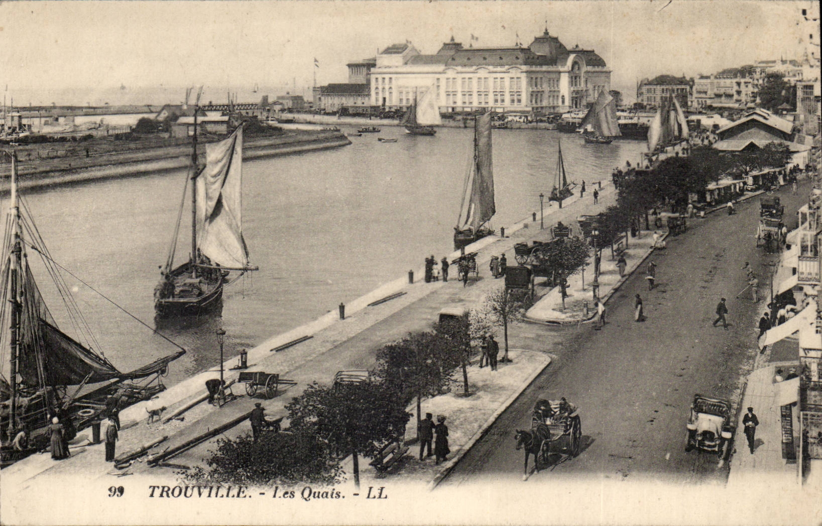 Trouville - Quays - CPA