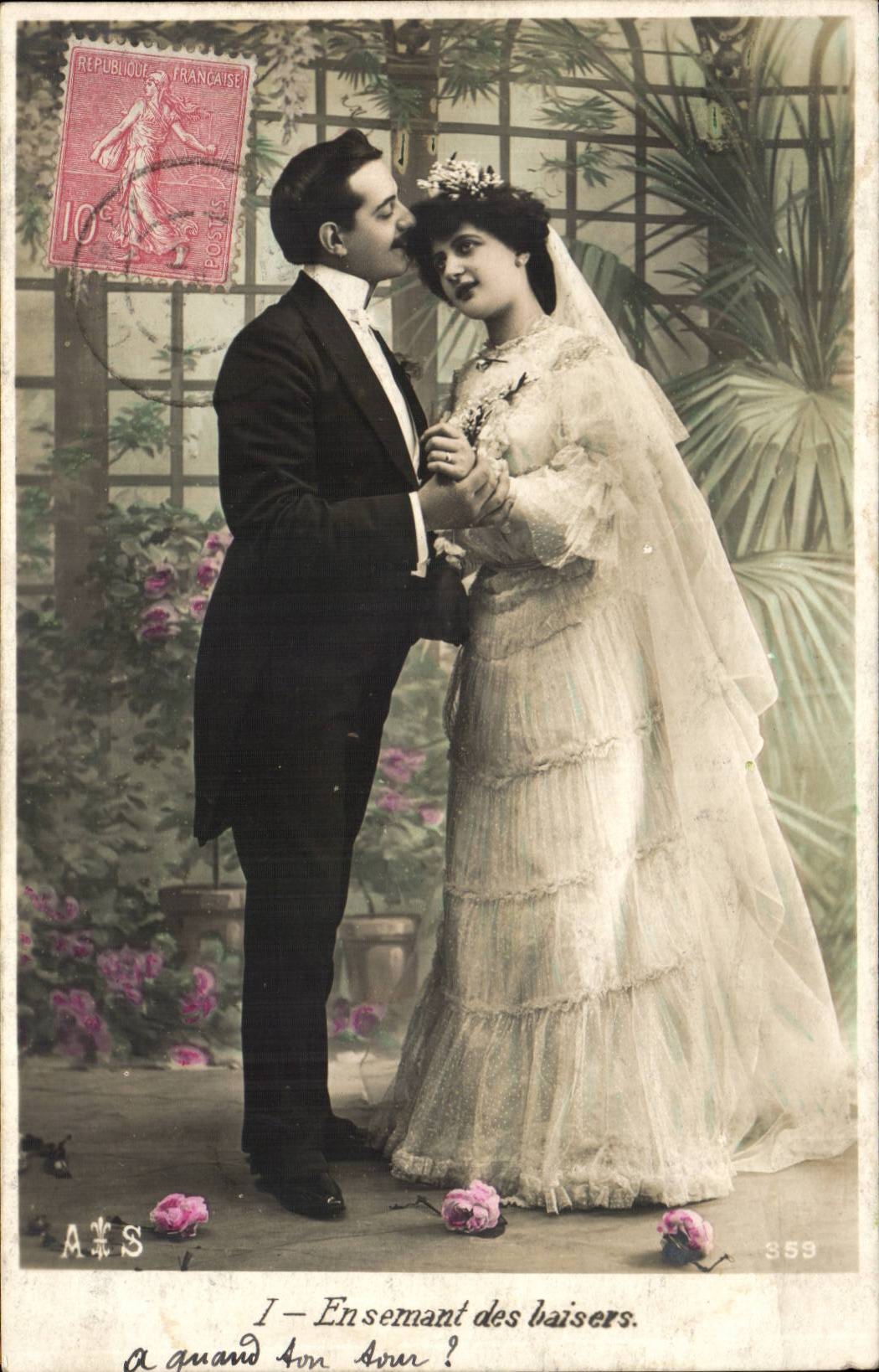 Phantasie - Paar - Verbindung - Hochzeit - durch saenkusse - CPA